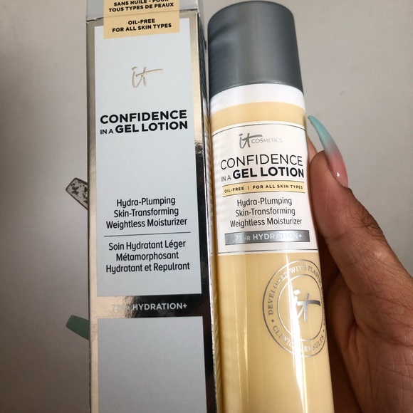 confidence in a gel lotion